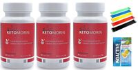 KETOMORIN + GRATIS! NATURALNE ODCHUDZANIE 30szt. REDUKCJA WAGI KETO DIETA