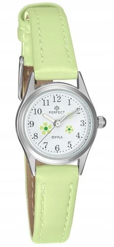 Delikatny ZEGAREK PERFECT dla dziewczynki kwiatuszki girls KOLOROWE PASKI na Arena.pl