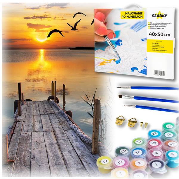 Malowanie po numerach - pomost zdjęcie 1