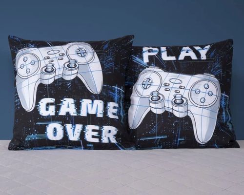 Poszewka ozdobna 3D  40x40cm GAME OVER MF025 na Arena.pl
