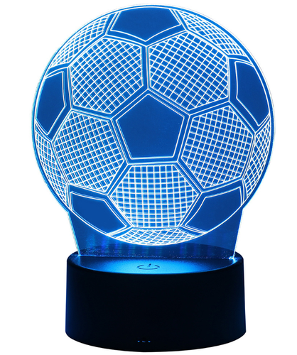 Lampka 3D piłka na Arena.pl