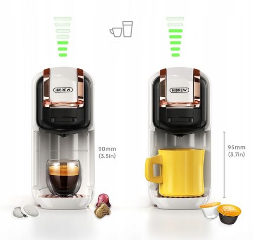HiBREW H2B 5w1 ekspres do kawy 19Bar ekspres do espresso kompatybilny na Arena.pl