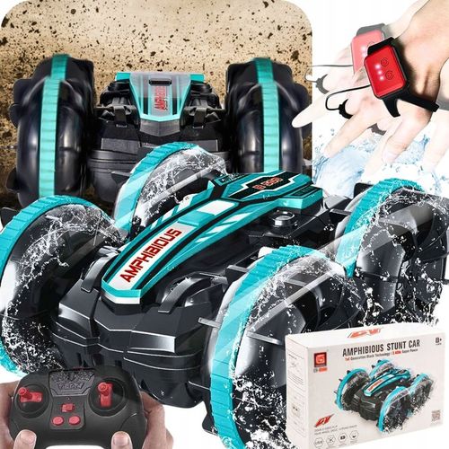 SAMOCHÓD SAMOCHODZIK ZDALNIE STEROWANY RC AMFIBIA 2w1 JEŻDŻĄCY na Arena.pl