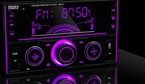 Radio Samochodowe Bluetooth 2-DIN USB SD MP3 RDS LCD AUX Pilot RGB Mikrofon na Arena.pl
