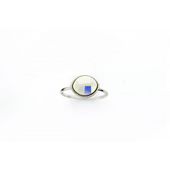 PIERŚCIONEK KRYSZTAŁEK SWAROVSKI STAL PLATEROWANA BIAŁYM ZŁOTEM PST456, Rozmiar pierścionków: US6 EU11