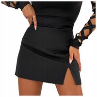 SPÓDNICA SPÓDNICZKA DAMSKA MINI CZARNA S/M