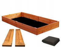 WARZYWNIAK ZIELNIK INSPEKT SKRZYNIA DREWNIANY 240x120x20 IMPREGNOWANY