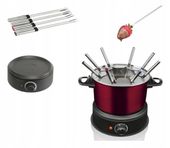 ZESTAW DO FONDUE FOUNDE ELEKTRYCZNY GARNEK DLA 8 OSÓB 1500W 3L 8 X WIDELEC