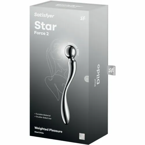 satisfyer star force 2 - dwustronny masażer ze stali nierdzewnej na Arena.pl