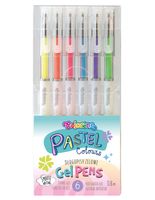 długopis żelowy 6 kolorów pastel colorino