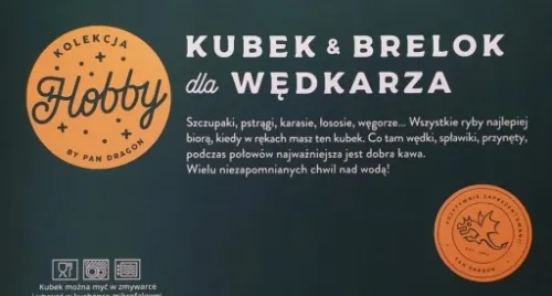 KUBEK Z BRELOKIEM HOBBY DLA WĘDKARZA RYBY na Arena.pl