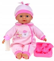 Lalka Smily Play różowa z akcesoriami dźwiękowymi 35 cm