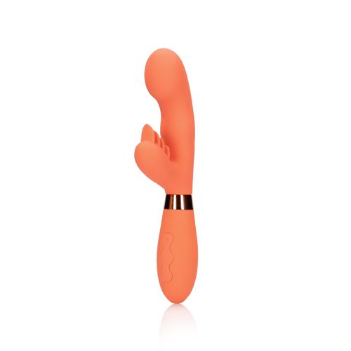 silicone rabbit vibrator with ribbed clitoral stimulator na Arena.pl