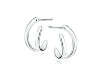 RODOWANE SREBRNE KOLCZYKI OTWARTE KÓŁKA KÓŁECZKA