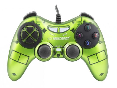 Esperanza GAMEPAD PC USB FIGHTER ZIEOLNY na Arena.pl