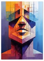 Plakat cyfrowy do wydruku portret totem