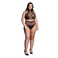 Carpo Xlvi - Two Piece With Turtleneck, Crop Top And Pantie - Plus Size