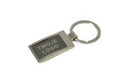 Metalowe breloki do kluczy z własnym logo, grawer 5 x 2,5cm - 10 szt.