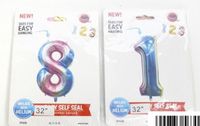 balon foliowy 80cm cyfra cyfra 8