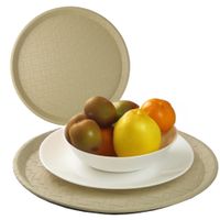 TACA OWALNA DO SERWOWANIA ANTYPOŚLIZGOWA KELNERSKA BAROWA 35CM