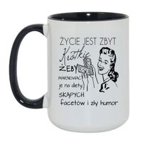 Duży Biało-Czarny 450 ml