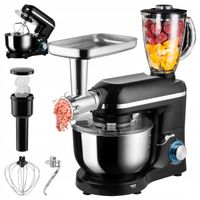 ROBOT KUCHENNY PLANETARNY 3W1 MIKSER 5L MISA WIELOFUNKCYJNY MOCNY CZARNY