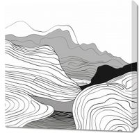 Obraz 70x70cm Geometryczne Wzniesienia