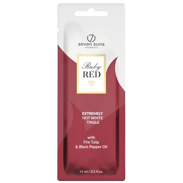 Zestaw 3x 7suns Ruby Red Extremely Hot White Tingle 15ml zdjęcie 2