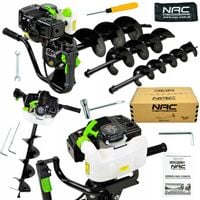 WIERTNICA SPALINOWA DO GLEBY NAC EAP52-295-T 3 KM + WYMIENNE WIERTŁA 80 CM