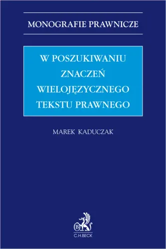 W poszukiwaniu znaczeń wielojęzycznego tekstu prawnego na Arena.pl