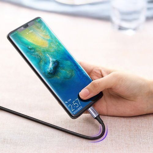 kabel przewód usb-c - usb-c power delivery quick charge 2m - szary na Arena.pl