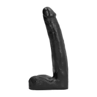 all black model 21 cm czarny - anatomiczny kształt, lekko pochylony