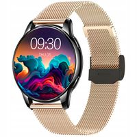 Rubicon zegarek damski F30-BLACK-GOLD MESH