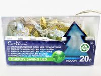 LAMPKI CHOINKOWE 20 LED dekoracyjne ANIOŁKI AKRYL