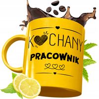 Złoty Kubek Premium Dla Pracownika Na Prezent Z Nadrukiem Ze Zdjęciem