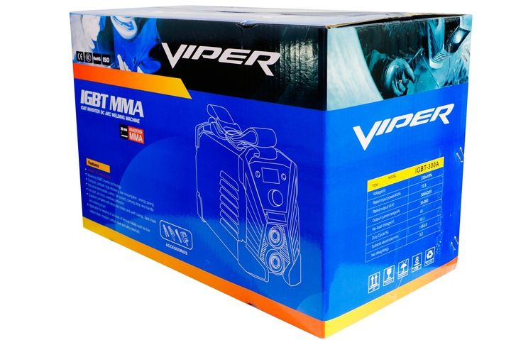 Spawarka INWERTOROWA VIPER 300A MMA TIG IGBT MASKA zdjęcie 9