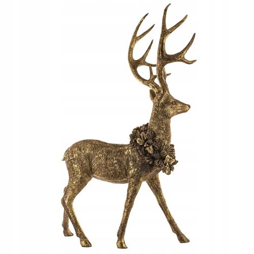 Figurka dekoracyjna świąteczna jeleń renifer duży 71x44cm Brązowy na Arena.pl