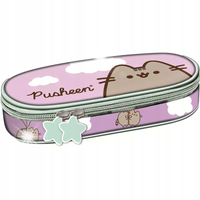 PIÓRNIK/TUBA SZKOLNY Z KLAPKĄ NA SUWAK PUSHEEN ST.MAJEWSKI - VIOLET (FIOLET