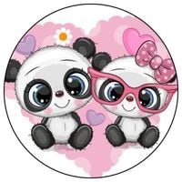 Opłatek na tort Urodziny Miś Misiu Panda Misiek Tekst Gratis