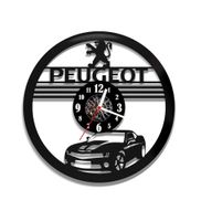 Zegar ścienny z płyty winylowej Peugeot 62.2