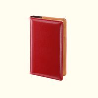 okładka kalendarz dzienny b-6 kolekcja 32b czerwony kd-32b-40/cze/p