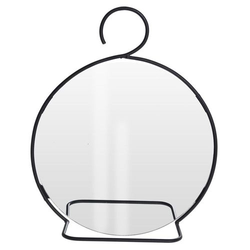 Lustro ścienne czarne okrągłe 26 cm na Arena.pl