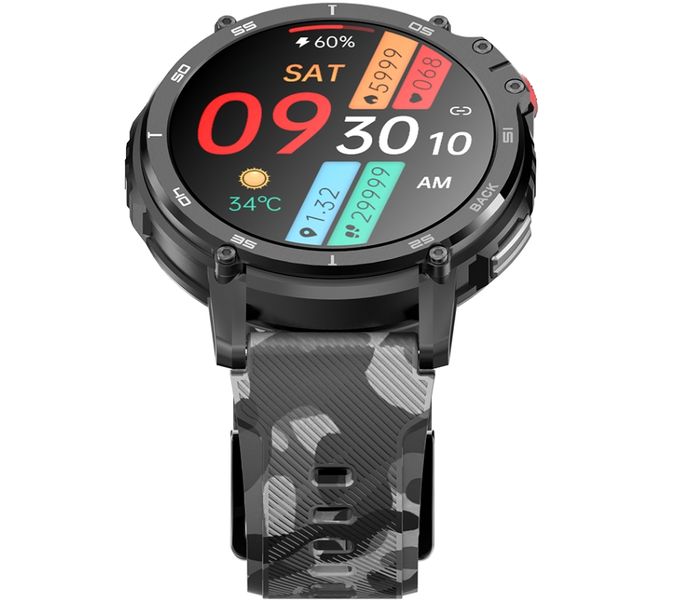 smartwatch męski rubicon rncf08 black/moro smarub232 zdjęcie 6