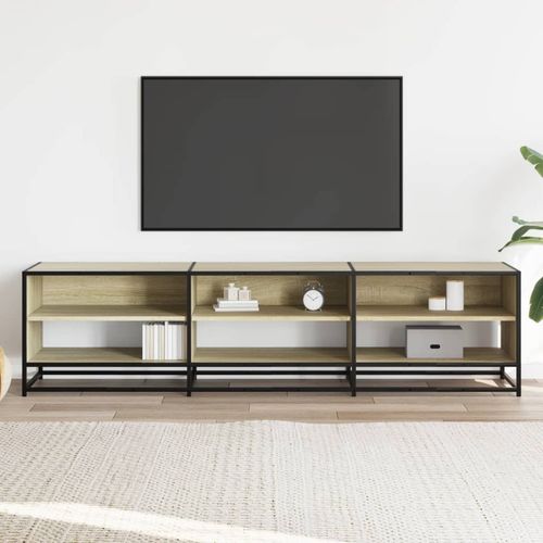 Szafka pod TV, dąb sonoma, 180x40x46 cm materiał drewnopochodny na Arena.pl