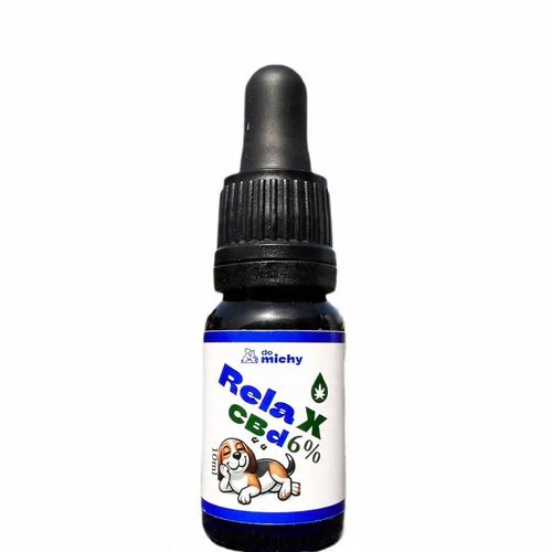 Olej Do michy RelaX CBD 6% dla psa i kota 10ml THC-0% (bezpieczny) na Arena.pl