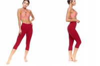 LEGGINSY GETRY 3/4 BAWEŁNIANE MIX KOLORÓW 4XL