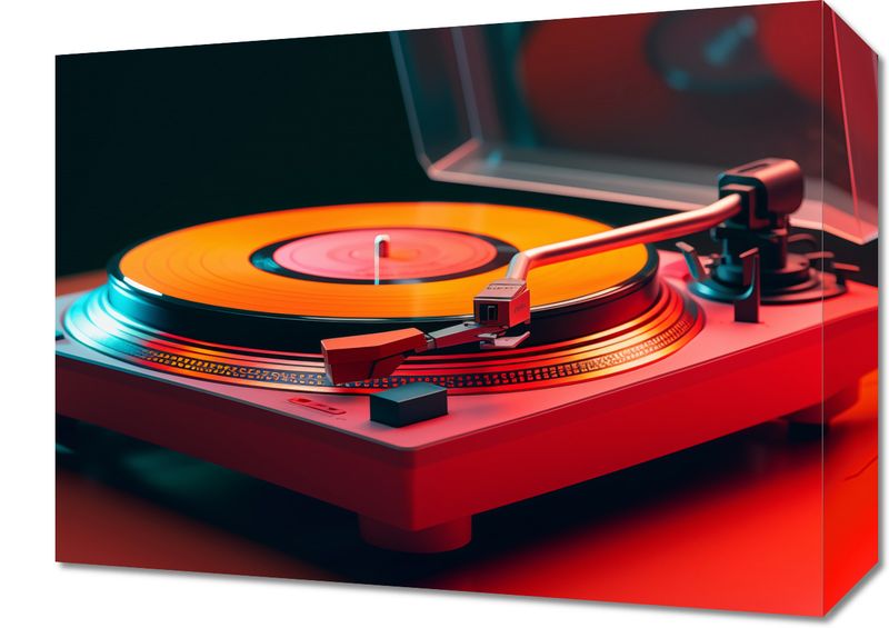 Obraz 40x30cm Retro Granie zdjęcie 1