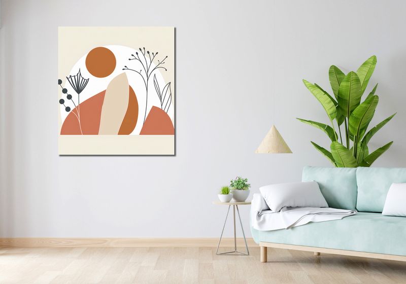 Obraz 90x100cm Organiczny Splot zdjęcie 2