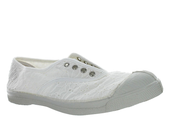 Bensimon Trampki dziecięce - Tennis Elly wsuwane - rozmiar 33 - białe, guma