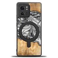 etui bewood unique na motorola edge 40 - 4 żywioły - ziemia z magsafe